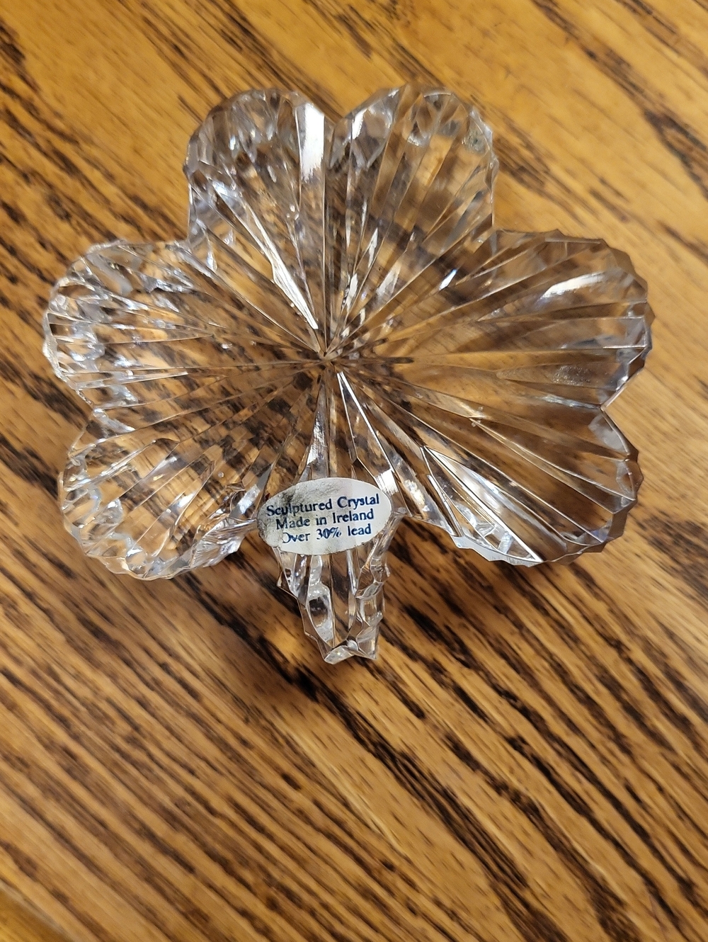 Waterford  Clover Paperweight